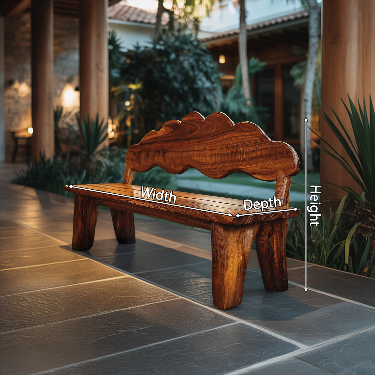 Solid Wood Entryway Bench For Modern Entryway Design