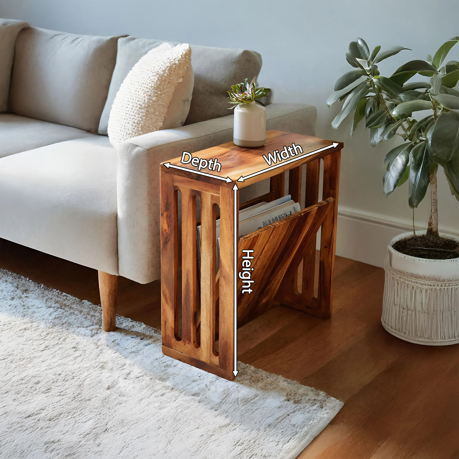 Modern Wooden Side Table For Living Room Furniture