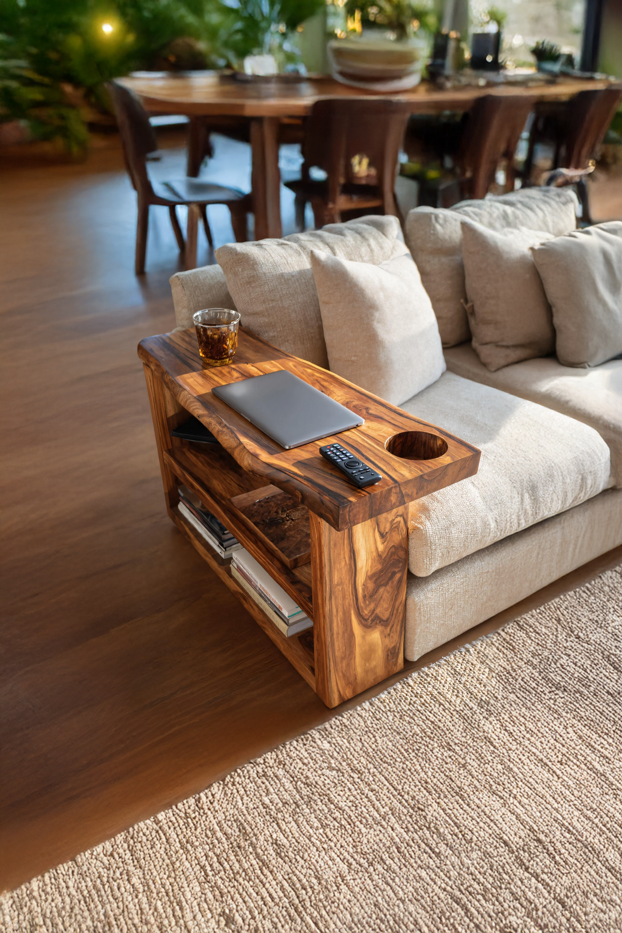 Mid Century Wooden Armrest For Furniture Decoration