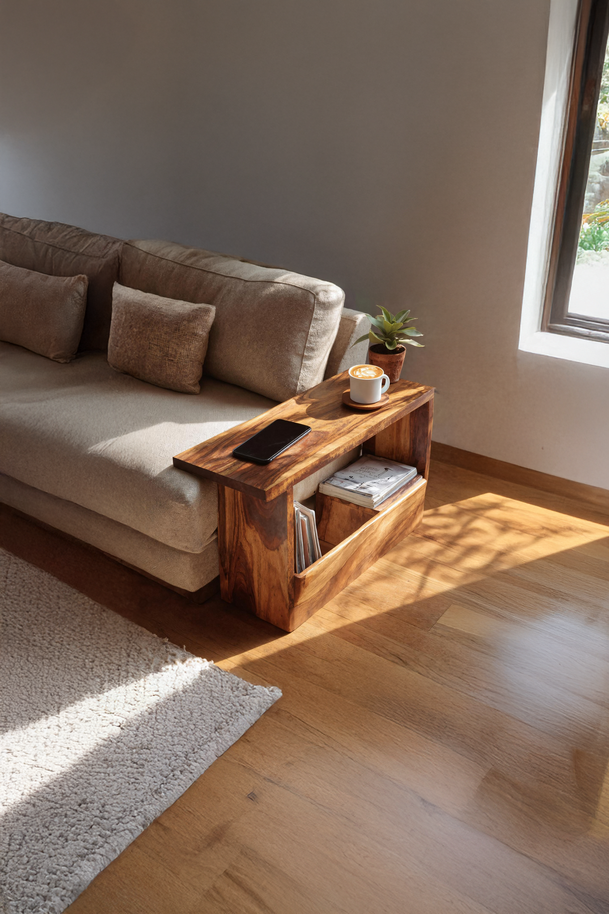 Mid Century Modern Side Table For Living Room Design