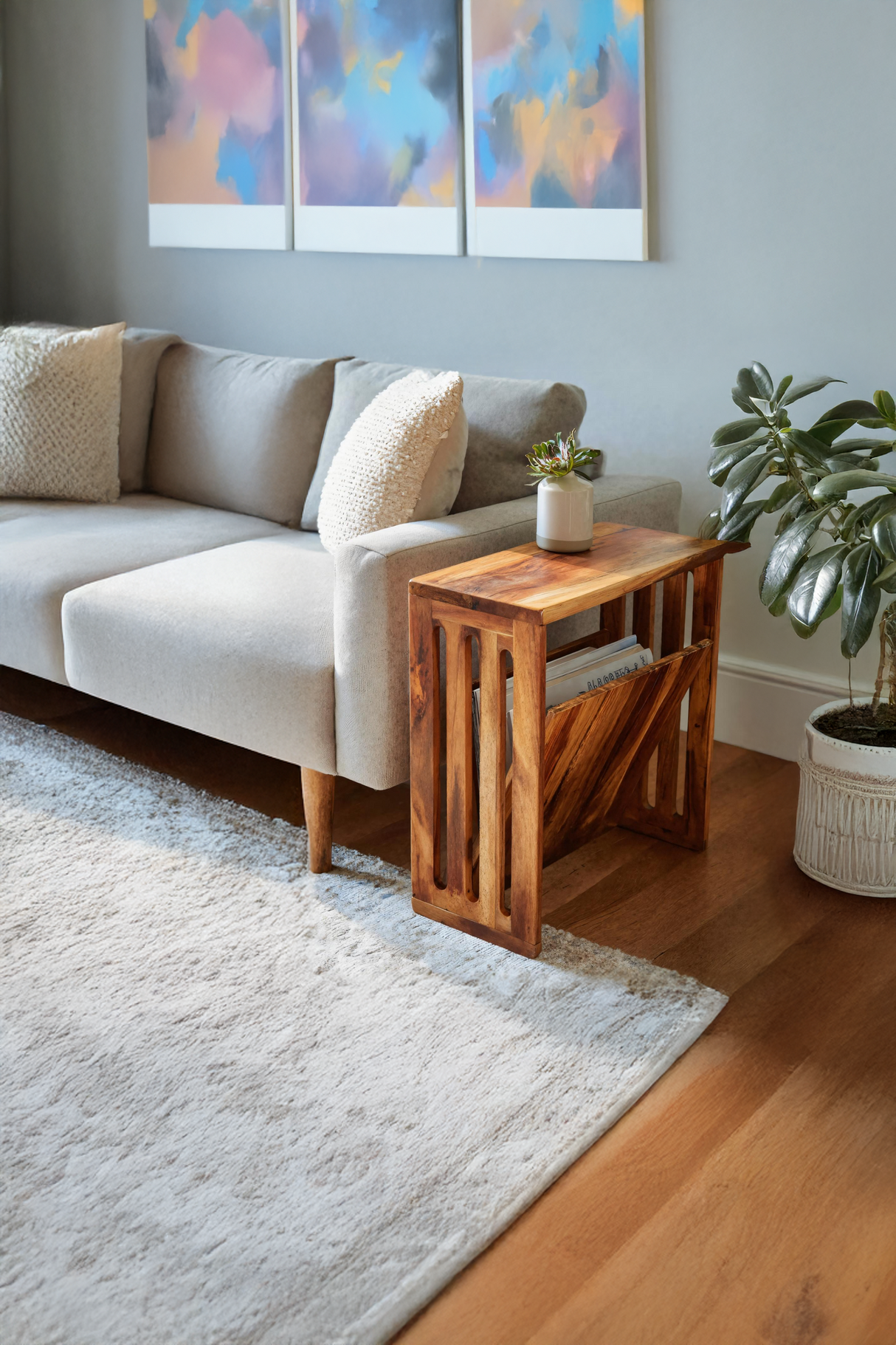 Modern Wooden Side Table For Living Room Furniture