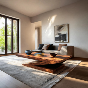 Handcrafted Coffee Table For Cozy Living Room Spaces
