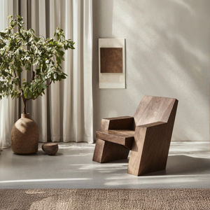 Rustic Accent Chair For Living Room Interior Look