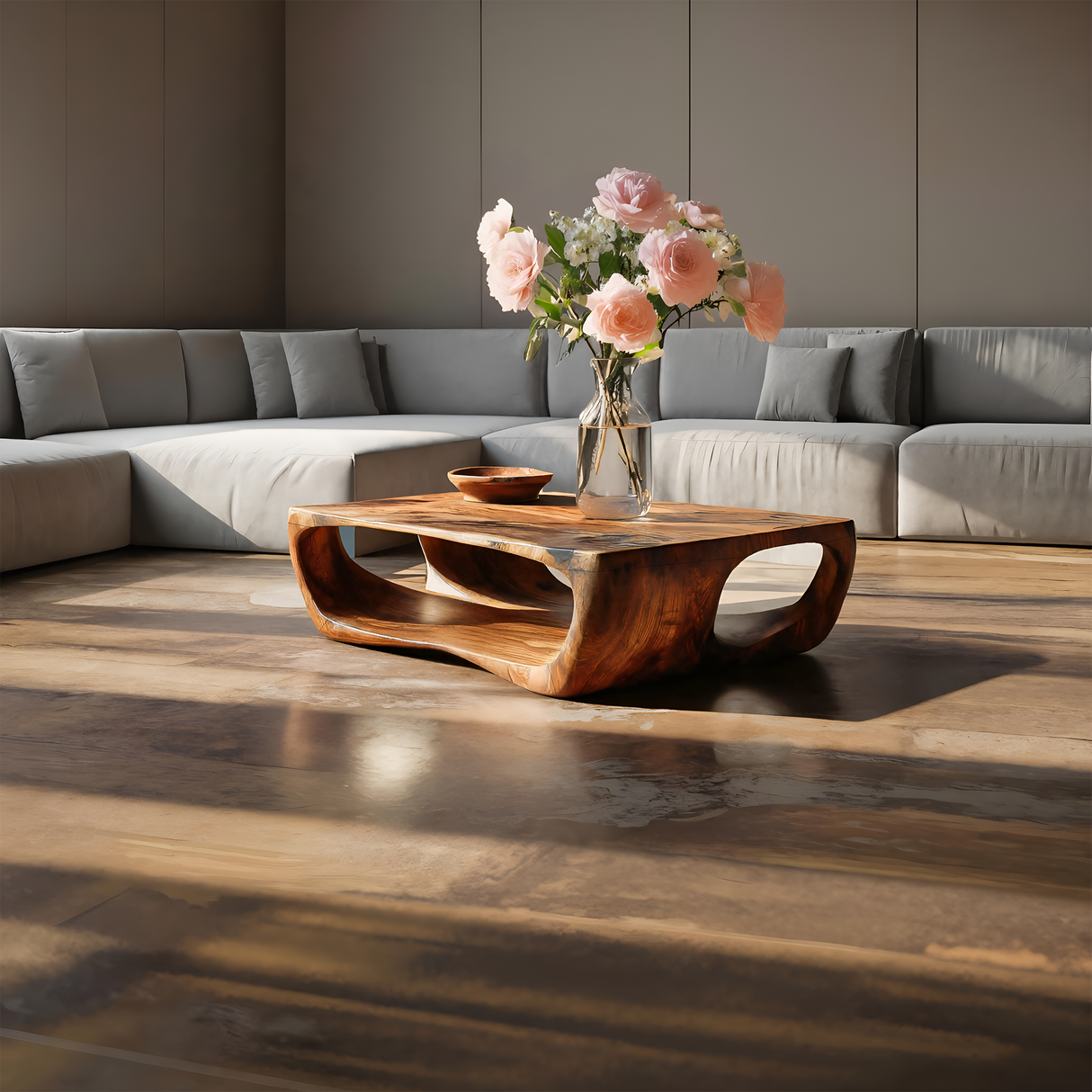 Modern Coffee Table Sculpture Design For Living Room