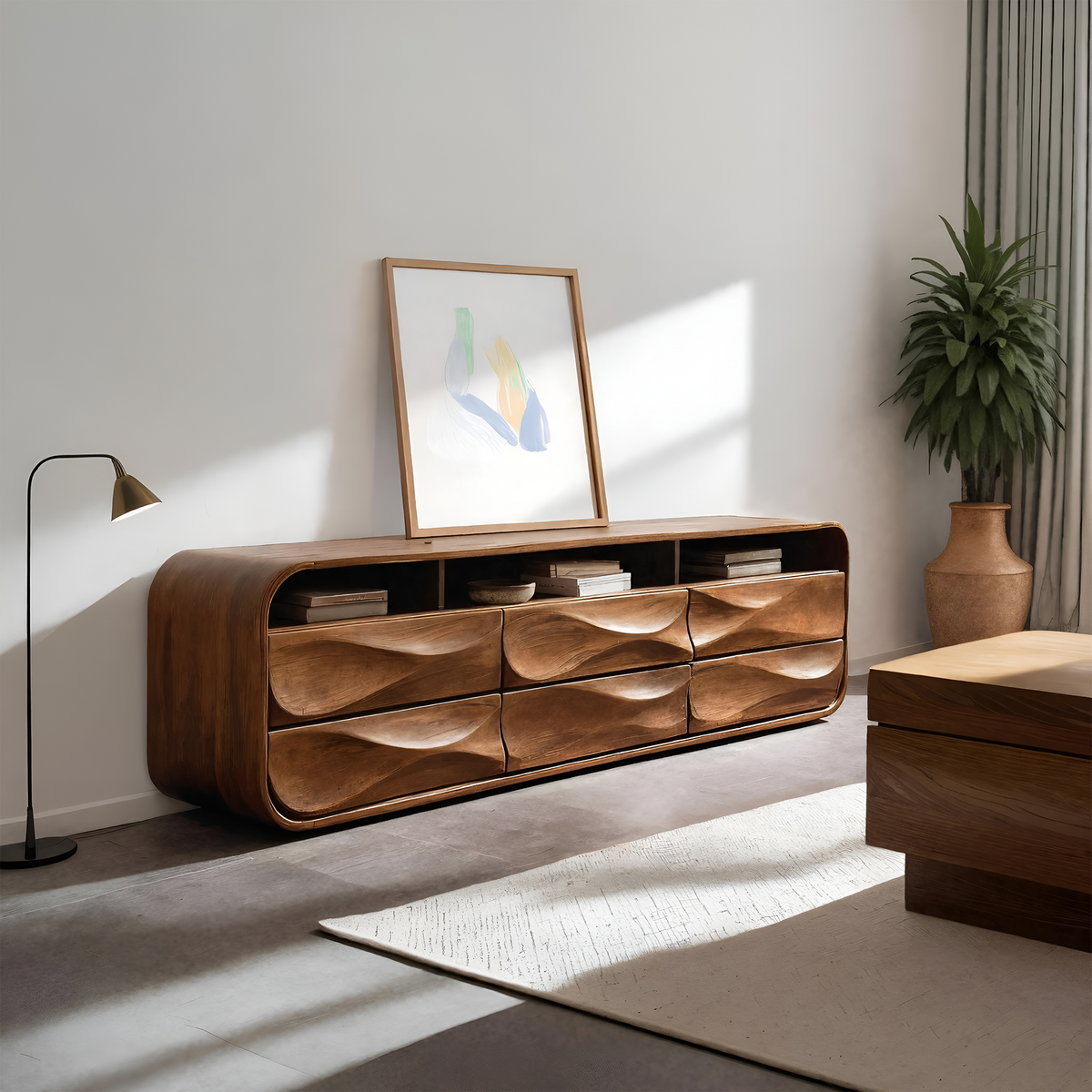 Minimalist Sideboard With Drawers And Storage For Living – ET Woodcrafts