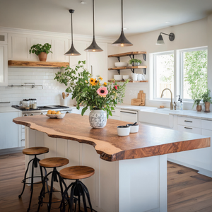 Rustic Kitchen Tabletop Dining Room Furniture Decor