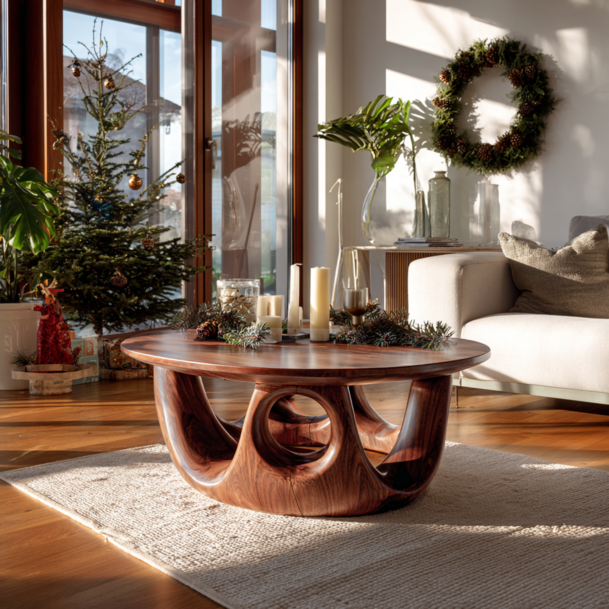 Mid Century Wooden Coffee Table For Stylish Living Room Furniture