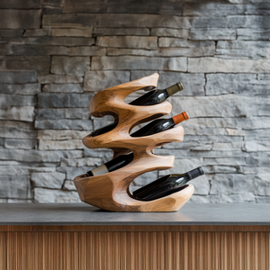 Farmhouse Wine Holder For Furniture Cozy Look Shelf