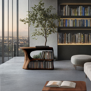 Farmhouse Record Cabinet For Entryway Organization