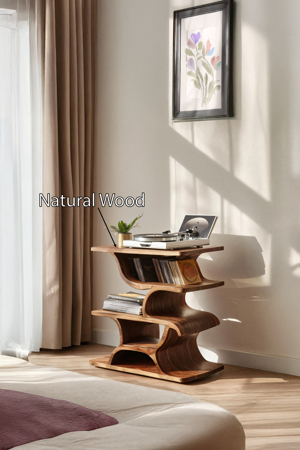 Mid Century Record Table For Stylish Furniture Decor