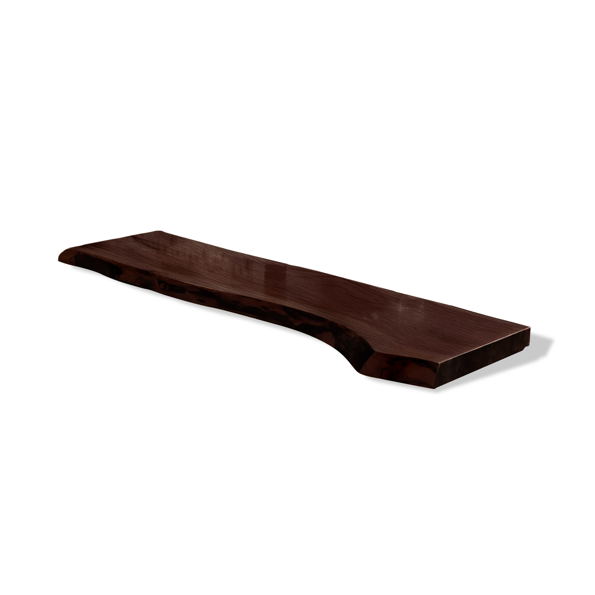 Live Edge Solid Wood Balcony Bar Table For Rail Mount Outdoor Breakfast