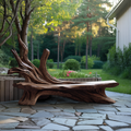 Farmhouse Branch Bench Outdoor Decor For Charming Backyards