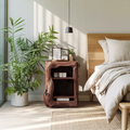 Rustic Wooden Nightstand Bedroom Furniture Essential