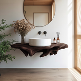 Farmhouse Bathroom Shelf Wall Mount For Storage