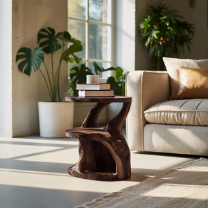 Contemporary Side Table Layered Design For Living Space