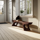 Minimal Sculptural Bench For Bedroom Or Entryway