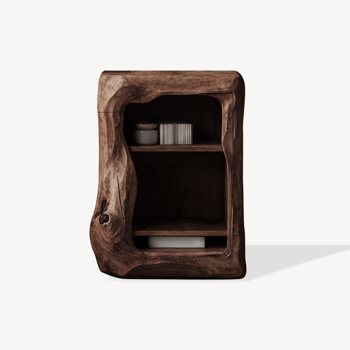 Rustic Wooden Nightstand Bedroom Furniture Essential