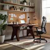 Mid Century Solid Wood Desk For Living Room And Studio