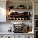 Handcrafted Kitchen Wall Shelf For Cozy Cooking Space
