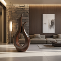 Farmhouse Abstract Sculpture For Furniture Rustic Decor