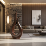 Farmhouse Abstract Sculpture For Furniture Rustic Decor