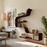 Handcrafted Wooden Entryway Organizer Shelf For Hallway Storage
