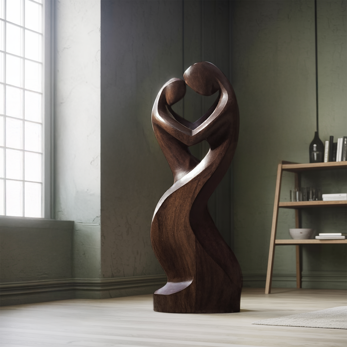 Handcrafted Abstract Sculpture For Furniture Wall Decor – ET Woodcrafts
