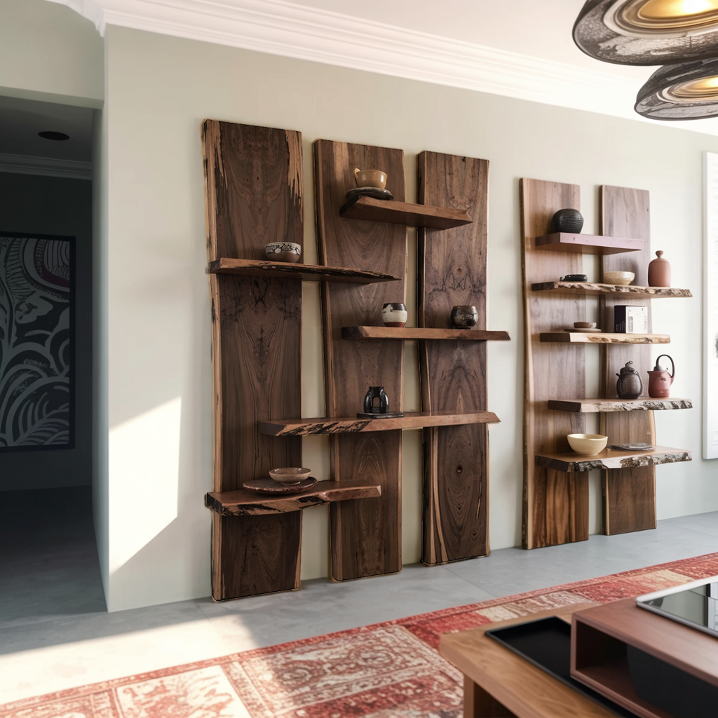 Rustic Floating Wall Shelves For Home And Office