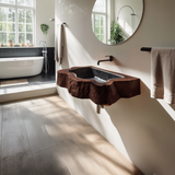 Farmhouse Wall Mounted Wooden Bathroom Sink For Bathroom Furniture Style