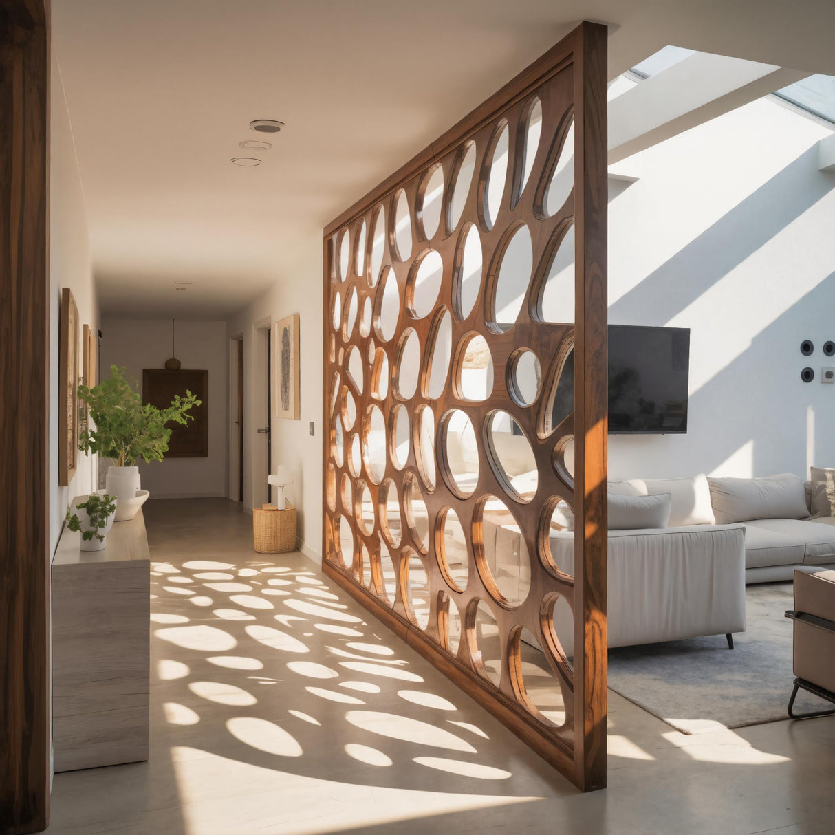 Modern Oval Room Divider For Living Room