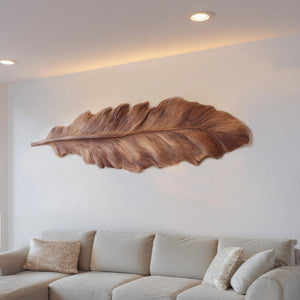Handcrafted Feather Wall Sculpture For Living Room Decor