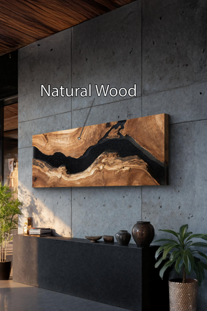 Handcrafted Wooden Rectangular Wall Art For Living Room Decor