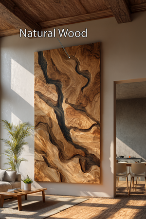 Handcrafted Wooden Wall Art Sculpture For Bedroom