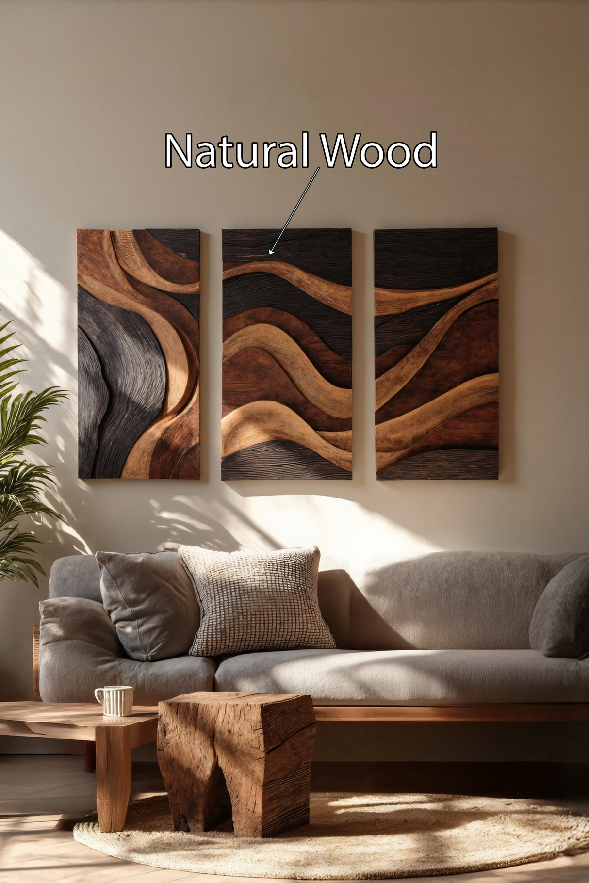 Mid Century Wall Art Sculpture For Entryway And Home