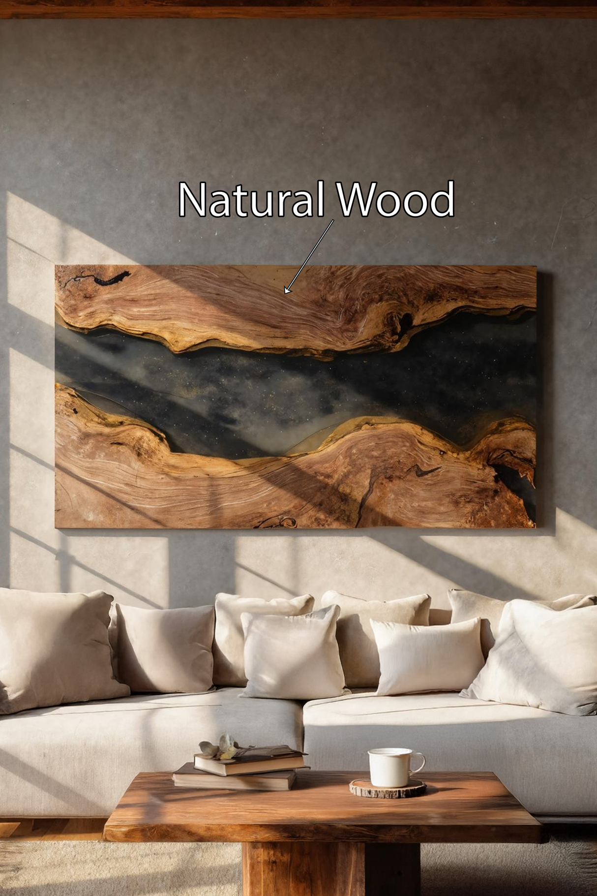 Handcrafted Solid Wood Wall Art For Bedroom Decor