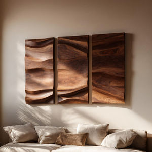 Handcrafted Solid Wood Wall Art For Modern Home