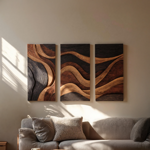 Mid Century Wall Art Sculpture For Entryway And Home