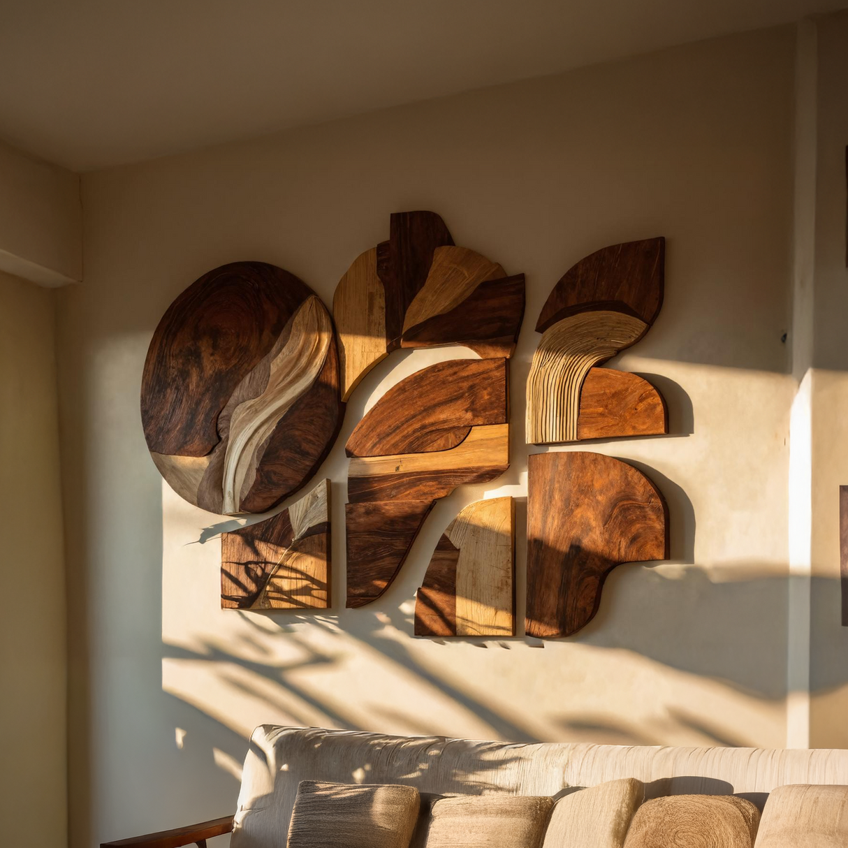 Farmhouse Wooden Wall Art Sculpture For Home Decor