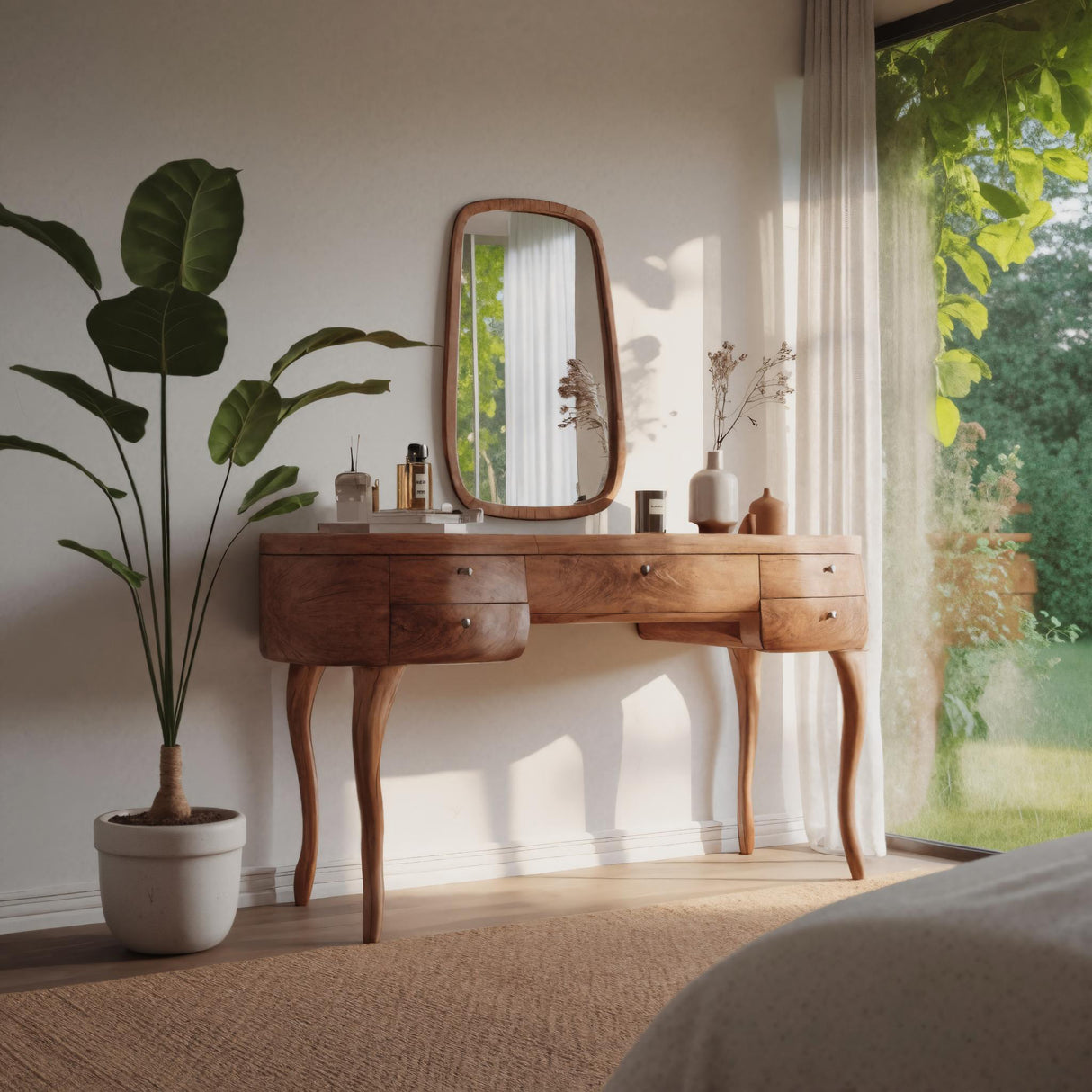 Vintage Dressing Table With Drawers For Bedroom