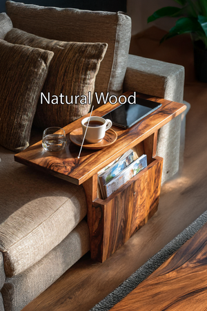 Modern Live Edge Armrest For Elegant Living Room