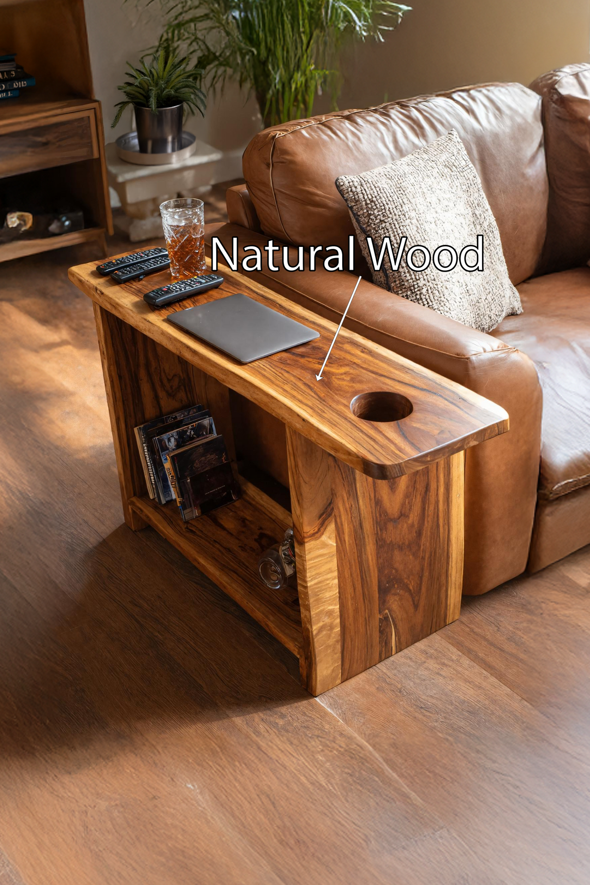 Rustic Farmhouse Side Table For Cozy Living Space