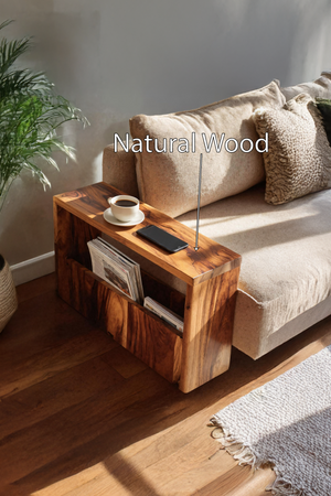 Modern Live Edge Side Table For Furniture Decoration
