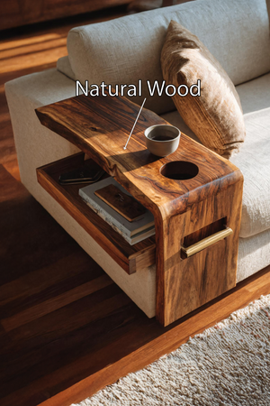 Farmhouse Solid Wood Side Table For Furniture Accent