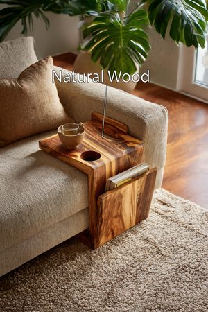 Handcrafted Live Edge Armrest For Furniture Decor