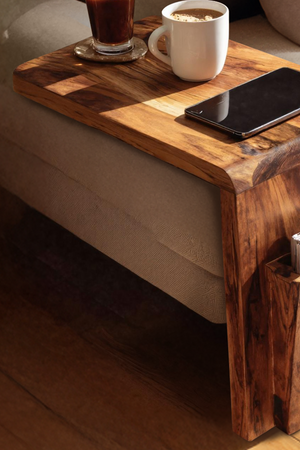 Modern Solid Wood Armrest For Living Room Decor