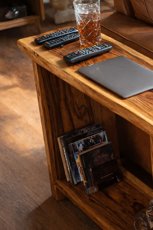 Rustic Farmhouse Side Table For Cozy Living Space