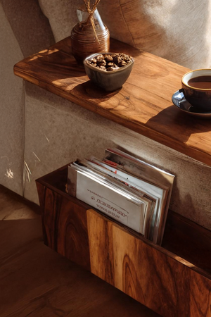 Handcrafted Solid Wood Armrest For Furniture Accent