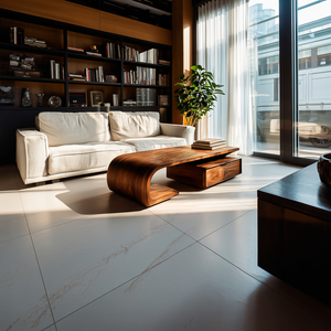 Modern Wooden Coffee Table With Storage Cabinet For Home Interior