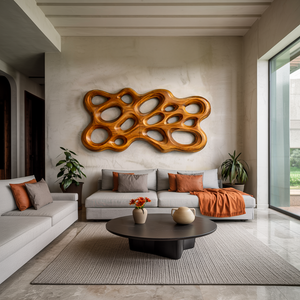 Handmade Wood Wall Art For Minimalist Interior