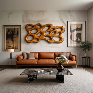 Handmade Wood Wall Art For Minimalist Interior